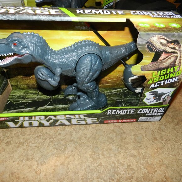 Jurassic Voyage Full Action Dinosaur  RC Remote  🆕📦⌚🏃🏻💨⚡🚚 - Picture 3 of 16